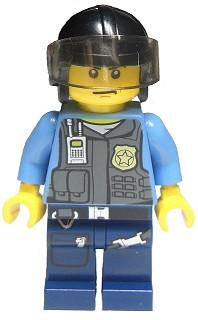 LEGO Minifigure-Police - LEGO City Undercover Elite Police Officer 3-Town / City / Police-CTY362-Creative Brick Builders